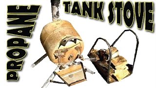 Propane Tank Pot Belly Stove Build