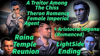 SWTOR A TRAITOR AMONG THE CHISS - Female Imperial Agent (Theron & Aristocra Romance,LS End)