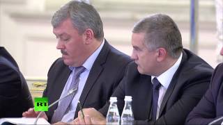 Владимир Путин проводит заседание Госсовета «О совершенствовании системы общего образования в РФ»