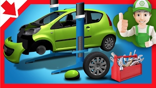 Evacuator Trickfilme. Auto reparieren, Autowäsche. Autos kinderfilme deutsch. Autos für kids.