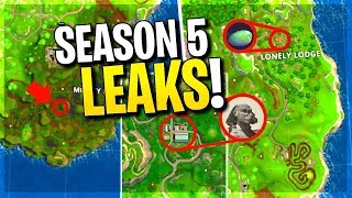 SEASON 5 LEAKS! NEW *TIER 100 SKIN*, LOCATIONS, THEMES! (Fortnite Battle Royale)