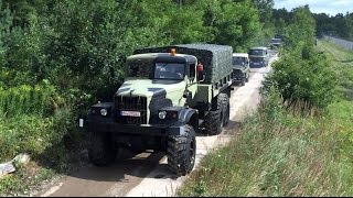 Militärfahrzeugtreffen Zeithain 2016 - Zeithainer Lustlager - Ausfahrt u.a.: UAZ-469 Kraz GAZ-69