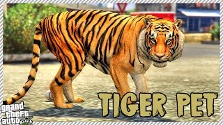 BUYING EXPENSIVE TIGER PET IN GTA 5!! (GTA 5 TIGER PET GAMEPLAY)