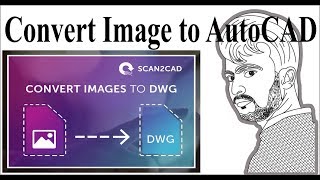 How to Convert Image to AutoCAD l How to  Image input in AutoCAD