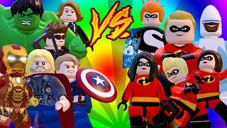 VINGADORES vs OS INCRÍVEIS - LEGO Marvel's Avengers (LEGO Vingadores) Briga de Heróis #183