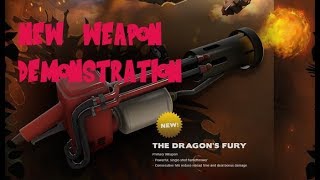TF2 Pyro update weapon demonstration: The Dragon's Fury