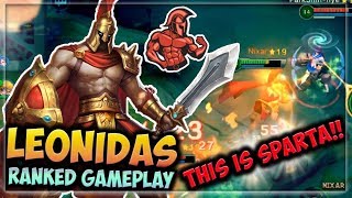 ?️?️ NEW SPARTAN HERO!! | HEROES EVOLVED - LEONIDAS BUILD | RANKED GAMEPLAY | NEW HERO