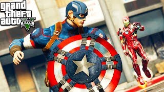 КАПИТАН АМЕРИКА ВЕРНУЛСЯ В ГОРОД #87 ГТА 5 МОДЫ! ПЕРВЫЙ МСТИТЕЛЬ ОБЗОР МОДА В GTA 5! ИГРЫ ВИДЕО MODS
