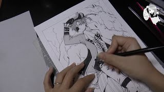 Темный Дворецкий: Сиэль. Kuroshitsuji:  Ciel. Speed Manga Drawing