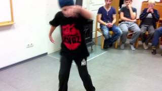 Выступление в шоу талантов B-boy Mantis