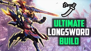 ✔️ CRAZY HIGH DAMAGE LONG SWORD ARMOR SET | Elementless  - DIVINE SLASHER  | Monster Hunter World