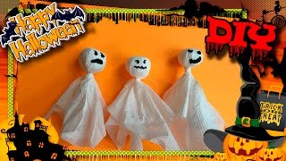 Halloween 2016. DIY ??? Простые и легкие поделки на Хэллоуин для детей. Привидения/призраки