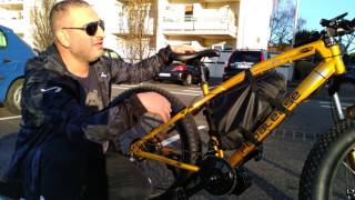 Обзор после установки электро мотора на FAITBIKE.  BAFANG 1000W