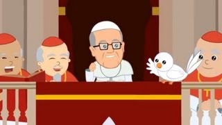 The life of Pope Francis in cartoon