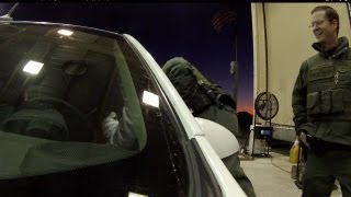 US Border Patrol Checkpoint, Right to Remain Silent, Hippie, Yes, I'm a U.S. Citizen Business Card
