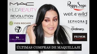 ÚLTIMAS COMPRAS DE MAQUILLAJE | MAC, Huda Beauty, W7, The Ordinary, Primor, SEPHORA, ...