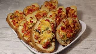 Пару минут и на столе вкуснейший перекус - греночки просто "улет"! Попробуйте