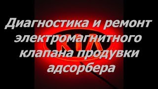 Диагностика и ремонт клапана продувки адсорбера KIA RIO III на пробеге 333 тыс.
