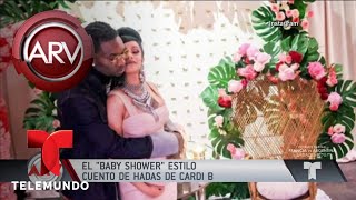 El lujoso baby shower de Cardi B | Al Rojo Vivo | Telemundo