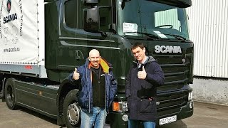 Школа Водительского Мастерства Scania: гость - Фёдор Лапшин! (4K)