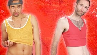 Men Wear Crop Tops For A Day