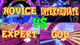 CTRNF - God VS Expert VS Intermediate VS Novice players - Electron Avenue
