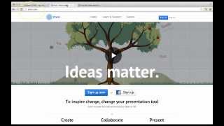 Listing presentation for Prezi