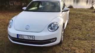Volkswagen Beetle 1.2 TSI 2012 walk around and startup inside and engine view
