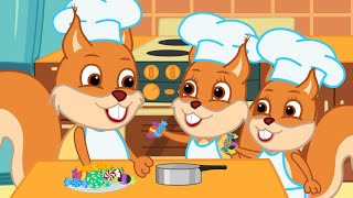 Famille d'Écureuil - Biscuits Au Caramel Animé 2022 en Français