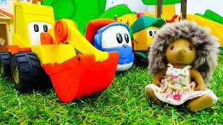 Игрушки Грузовичок Лева и Мася - Детская площадка для ежиков