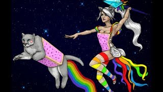 Nyan cat Nidalee Gameplay - League of Legends Custom Skin
