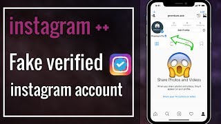 instagram fake verified Instagram account