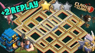 UNDEFEATED Th12 War Base 2018 Anti 2 Star With 2 Replays Anti Bowler Anti Miner Anti Siege Machines