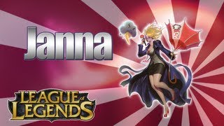 League Of Legends Gameplay - Forecast Janna Skin - Janna Build (Janna Guide)
