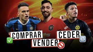 LAUTARO, BRUNO FERNANDES, JADON SANCHO... Comprar, ceder o vender Challenge