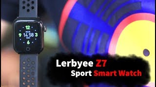 Lerbyee Z7 Sport Smart Watch Blood Pressure Fitness Tracker Watch Call Reminder  Review