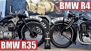 Мотоциклы BMW R4 и BMW R35. Восстановлены мотоателье Ретроцикл