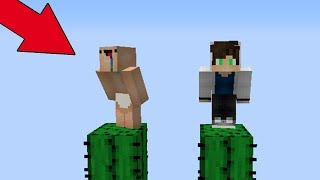 КАК ВЫЖИТЬ НУБУ НА 1 БЛОКЕ В МИРЕ КАКТУСА В МАЙНКРАФТ?КАК ВЫЖИТЬ В MINECRAFT?ТРОЛЛИНГ ЗАЩИТА МУЛЬТИК