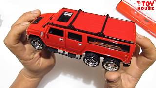 Про машинки. Новая моделька машины HUMMER / ХАММЕР с брелком сигнализации. Со светом и звуком!