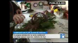 Compozitii de craciun de la livrare flori la publika tv