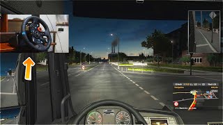 Mi PRIMERA VEZ en un SIMULADOR de CONDUCCIÓN REALISTA | Euro Truck Simulator 2 (Logitech g29)