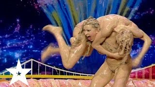 Женские бои в грязи - Україна має талант-6 - Кастинг в Донецке