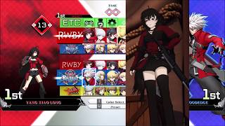 BlazBlue: Cross Tag Battle - Some Colour References With Pictures (Yang, Vol. 2, Vol. 3)