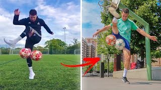 IMITO TRUCOS IMPOSIBLES DE VIDEOS VIRALES DE FUTBOL