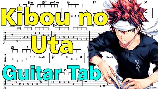 Learn How to Play Kibou no Uta Fingerstyle Acoustic Guitar Lesson TABS (Shokugeki no Soma.Op)