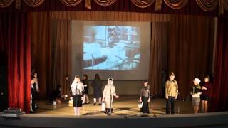 Сценка "Блокада". Исполняет театральная студия "Семицветик"