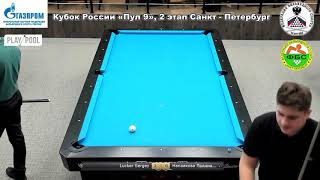 С. Луцкер (S. Lutsker) vs П. Напалкова (P. Napalkova) Russia Open 9-ball 2019 2 tour