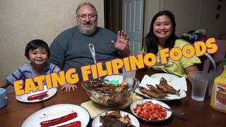 FILIPINA AMERICAN LIFE IN AMERICA EATING FILIPINO FOODS