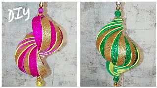 Новогодние игрушки на елку из фоамирана своими руками Christmas decor ideas