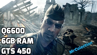 Battlefield 1 - on [ Core 2 Quad Q6600 & GTS 450 ]